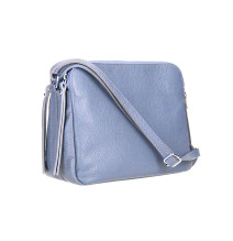Genuine Leather Handbag 517 cerulean