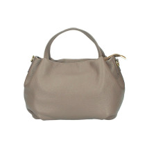 Borsa a mano in vera pelle 784 fango
