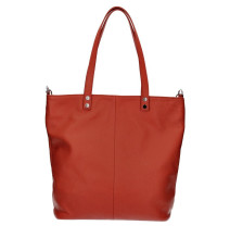Maxi Borsa in pelle 165 rosso MADE IN ITALY