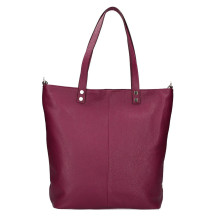 Maxi Ledertasche 165 wein MADE IN ITALY