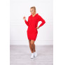 Dress with hood MI67292 red