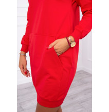 Abito con cappuccio MI67292 rosso
