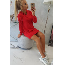 Abito con cappuccio MI67292 rosso