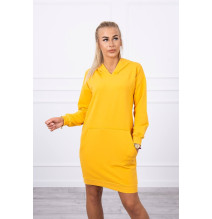 Abito con cappuccio MI67292 senape