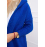 Sweater with hood MI2020-14 azure blue