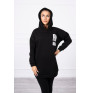 Hooded dress with e hood MI9147 black
