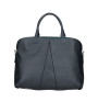 Genuine Leather Handbag MI87 dark blue Made in Italy