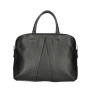 Genuine Leather Handbag MI87 black Made in Italy