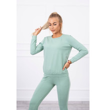 Tuta sportiva da donna MI9090 menta scura