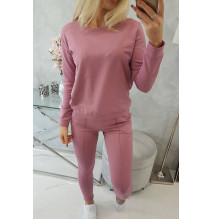 Tuta sportiva da donna MI9090 rosa scuro