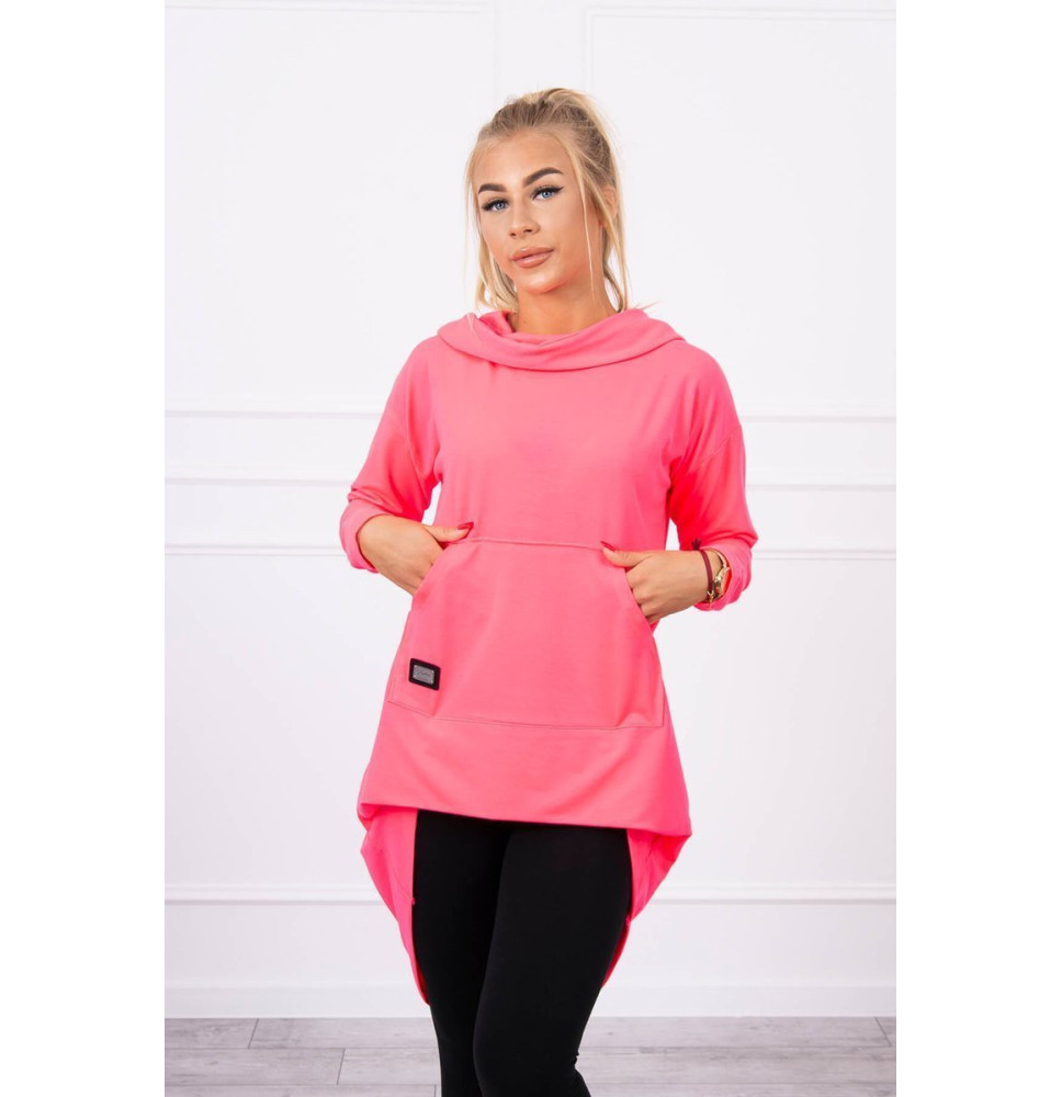 Dámska tunika MI9116 neónovo ružová