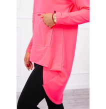 Dámska tunika MI9116 neónovo ružová