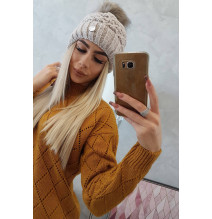 Women’s Winter Hat MIK165 beige