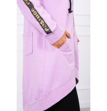 Women's sweatshirt with zipper at the back MI8997 purple