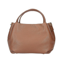 Genuine Leather Handbag 784 brown