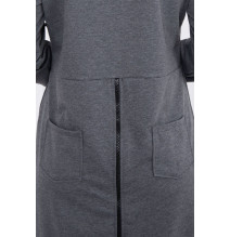 Felpa da donna con cerniera sul retro MI8997 grafite