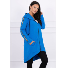 Women's sweatshirt with zipper at the back MI8997 jeans