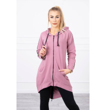 Felpa da donna con cerniera sul retro MI8997 pink