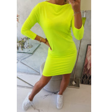 Dress klasszikus MI8825 neon sárga