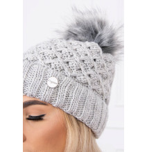 Women’s Winter Hat MIK165 gray