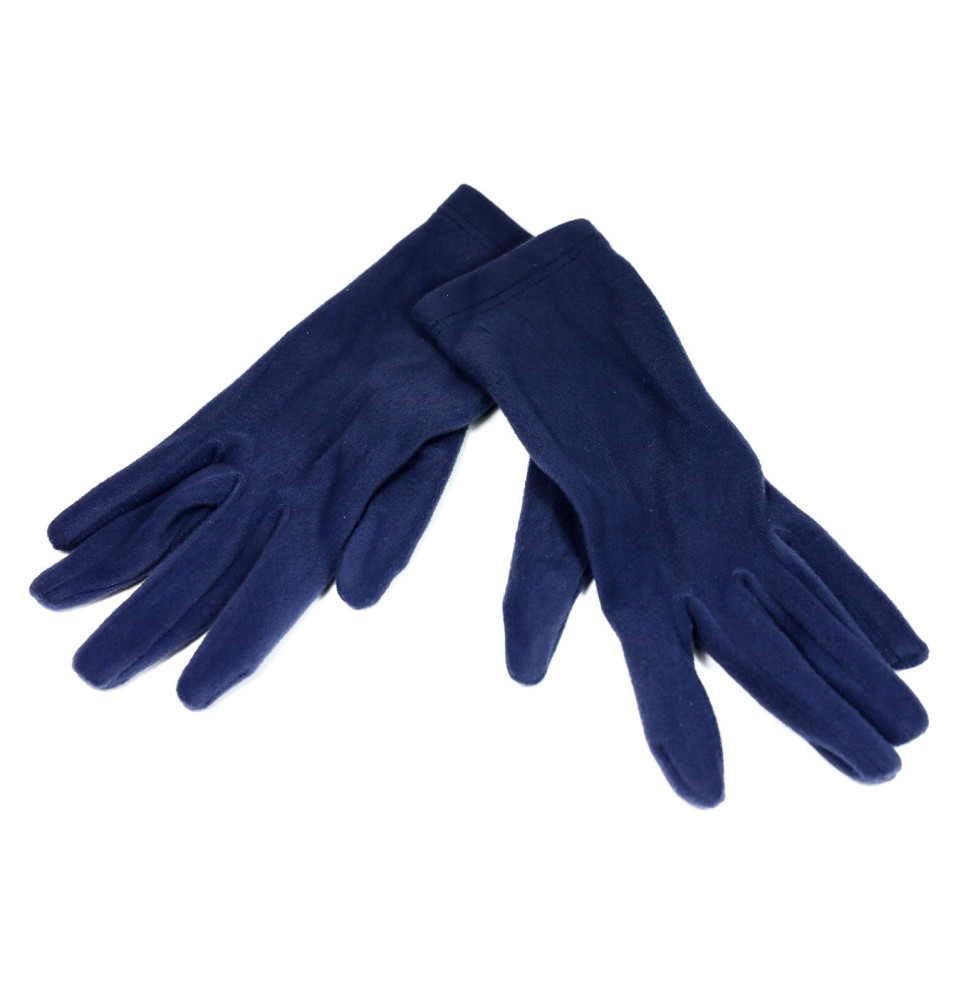 Women's gloves 1022 blue navy Made in Italy
