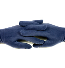 Women's gloves 1022 blue navy Made in Italy