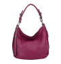Leather shoulder bag 210 wine Made in Italy