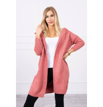 Pullover mit Kapuze MI2020-14 dunkel pink