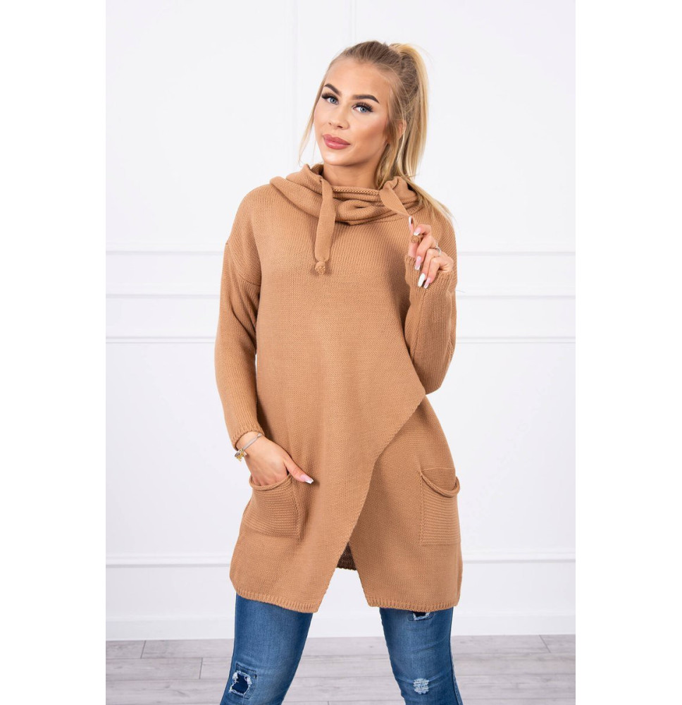Warm sweater MI2019-6 camel