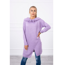 Warm sweater MI2019-6 dark purple