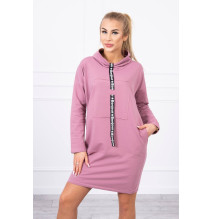 Abito con cappuccio Bonjour MI0153 rosa scuro