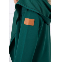 Cape with a hood MI9077 green