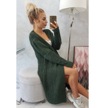 Női kardigán hosszú kardigán MI2019-2 khaki