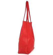 Maxi Borsa in pelle 396 fumo