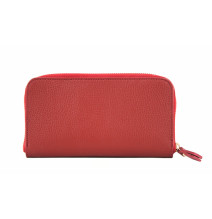 Woman genuine leather wallet 820B red