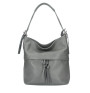 Leather Shoulder Bag 631 dark gray