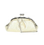 Clutch Bag with chain MI89 gold Made in Italy