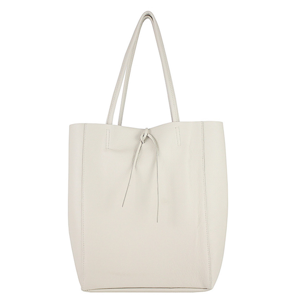 Maxi Ledertasche 396 beige