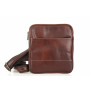 Leather Strap bag 383 brown