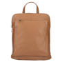 Leather backpack MI899 beige Made in Italy