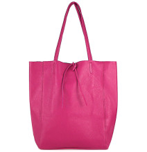 Maxi Ledertasche 396 fuchsie