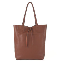 Maxi Borsa in pelle 396 marrone