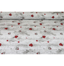 Stoffe Baumwoll - Herzen