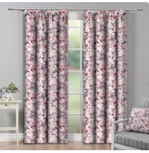 Curtain with plater tape 140x250 cm purple