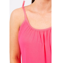 Ladies Dress mit dünnen Trägern MI9080 neon pink