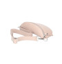 Woman Leather Waist Bag MI163 powder pink Made in Italy