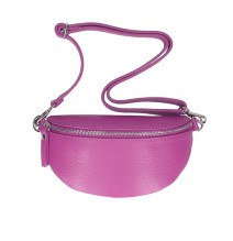 Bauchtasche echtes Leder MI163 fuxia Made in Italy