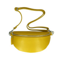 Marsupio in vera pelle MI163 senape Made in Italy