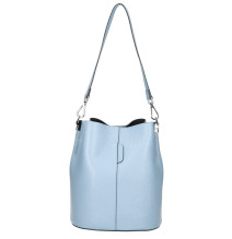 Ledertasche 401 Made in Italy himmelblau