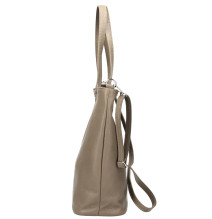 Maxi Ledertasche 165 beige MADE IN ITALY